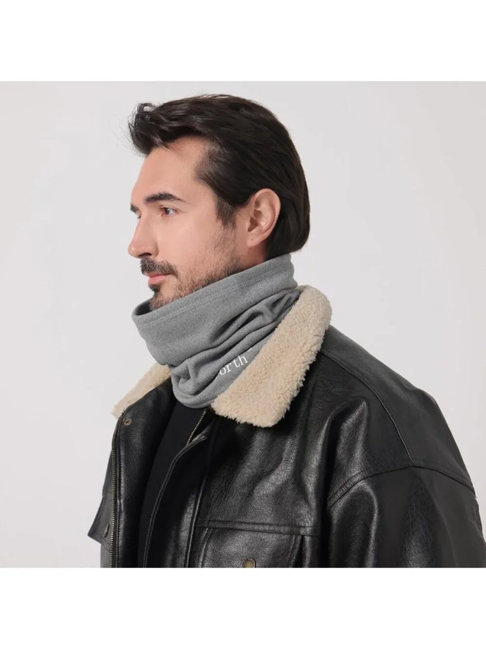 2-Pack Winter Neck Warmers for Men & Women - Thick Windproof Gaiter Face Scarves